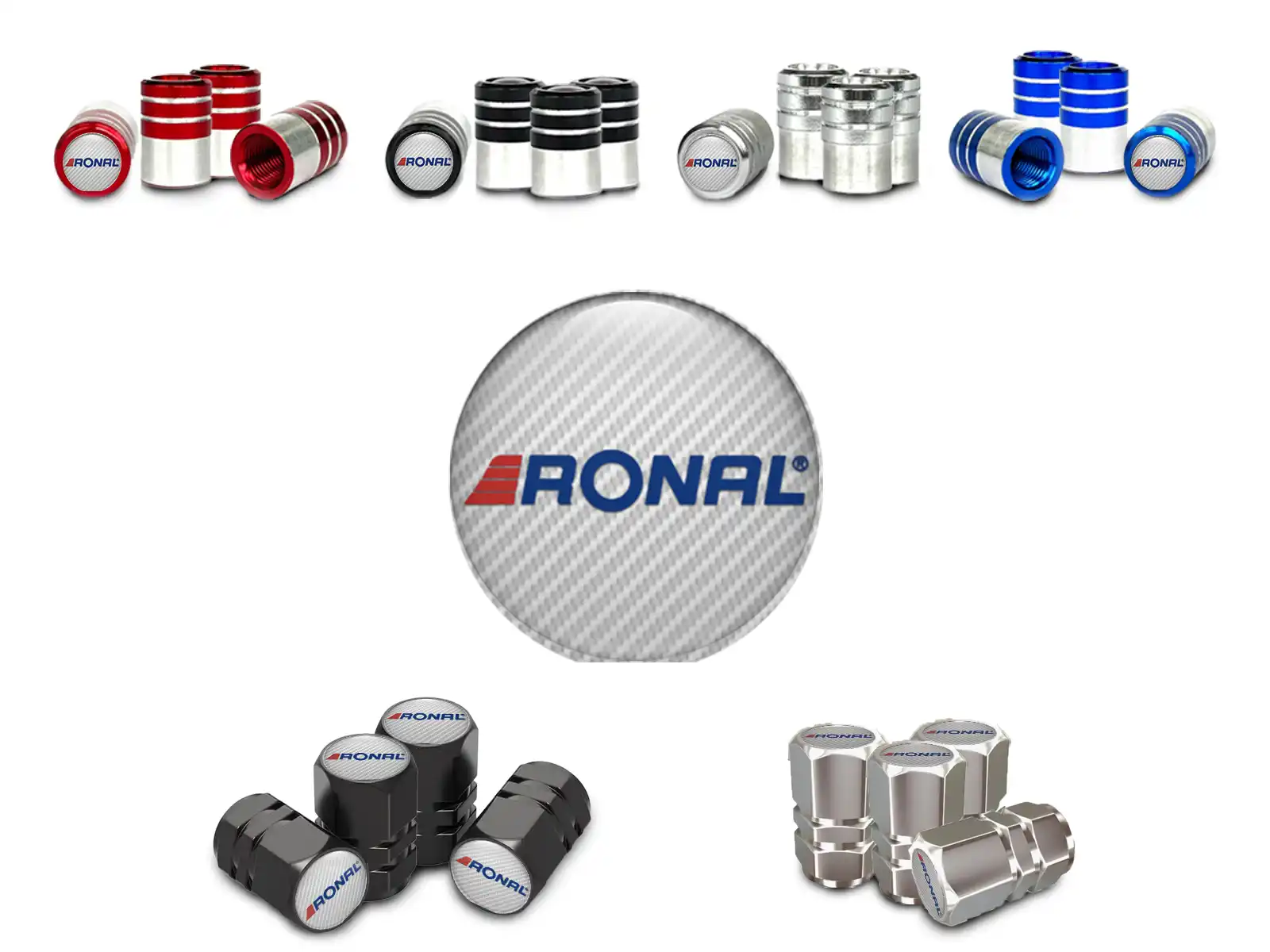 Ronal Couvercles De Valve SUV Design Haut De Gamme